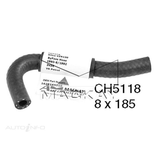 Engine By Pass Hose  - TOYOTA 4 RUNNER VZN130R - 3.0L V6  PETROL - Manual & Auto, , scaau_hi-res