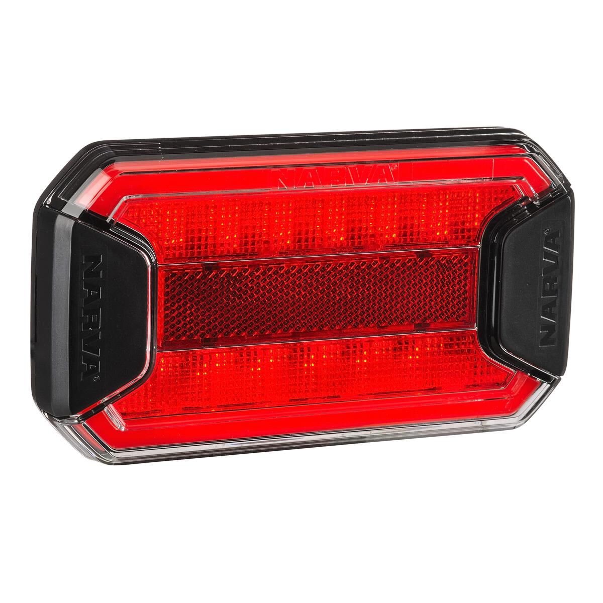 Narva 9-33 Volt LED Stop/Tail Lamp with In-Built Reflector, Coloured Lens and 0.5m of Hard-Wired Cable, , scaau_hi-res