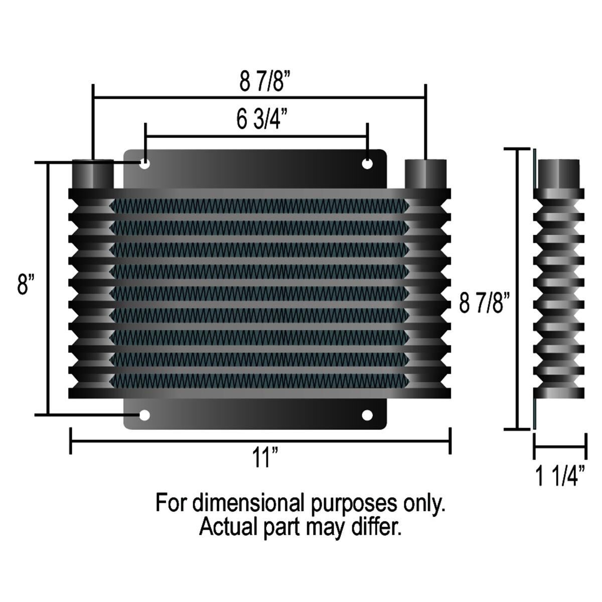 Plate & Fin Trans Cooler Kit (1/2 NPT), , scaau_hi-res