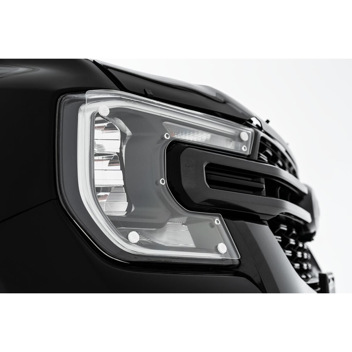 RubberTree Headlight Covers & Fitting Kit for Nissan Navara D40 ST/STX/STX500/Titanium 2010+ - N235H, , scaau_hi-res