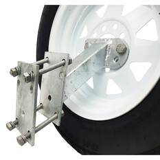 Sunrise Spare Wheel Bracket Small Galvanised, , scaau_hi-res