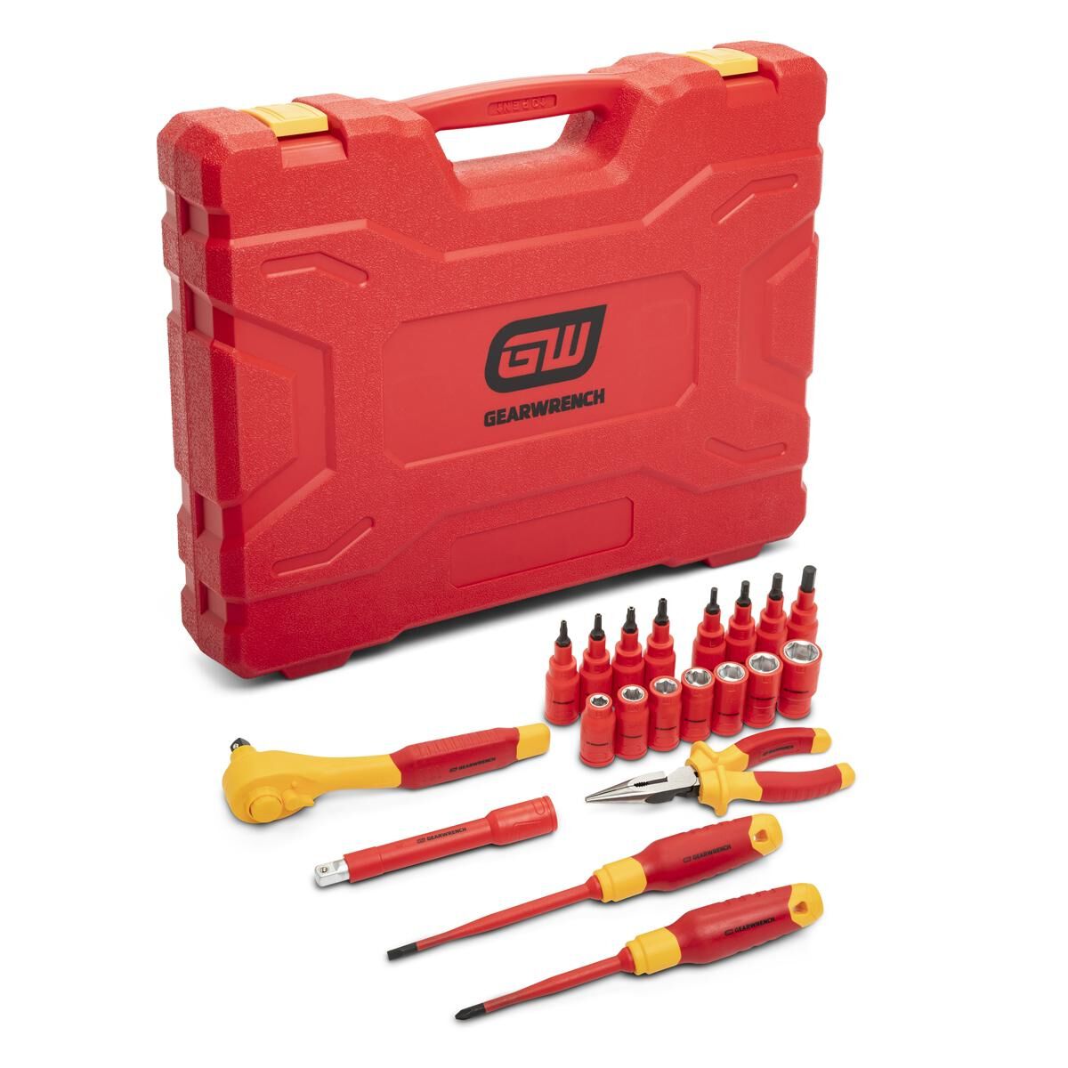 20 PIECE 3/8" DRIVE VDE INSULATED TOOL SET, , scaau_hi-res