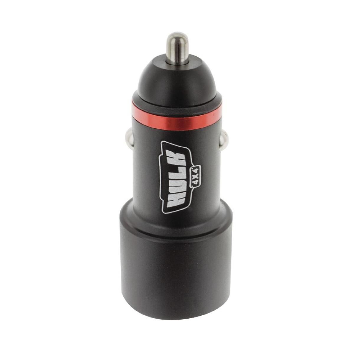 DUAL USB IN CAR SOCKET CHARGER PORT 1: TYPE C PORT 2: QC3.0 BLUE LED, , scaau_hi-res