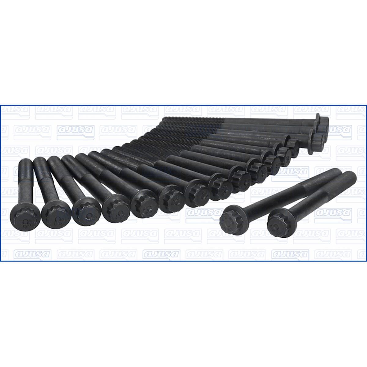 SUIT MITSU 4M41 TURBO HEAD BOLT SET, , scaau_hi-res