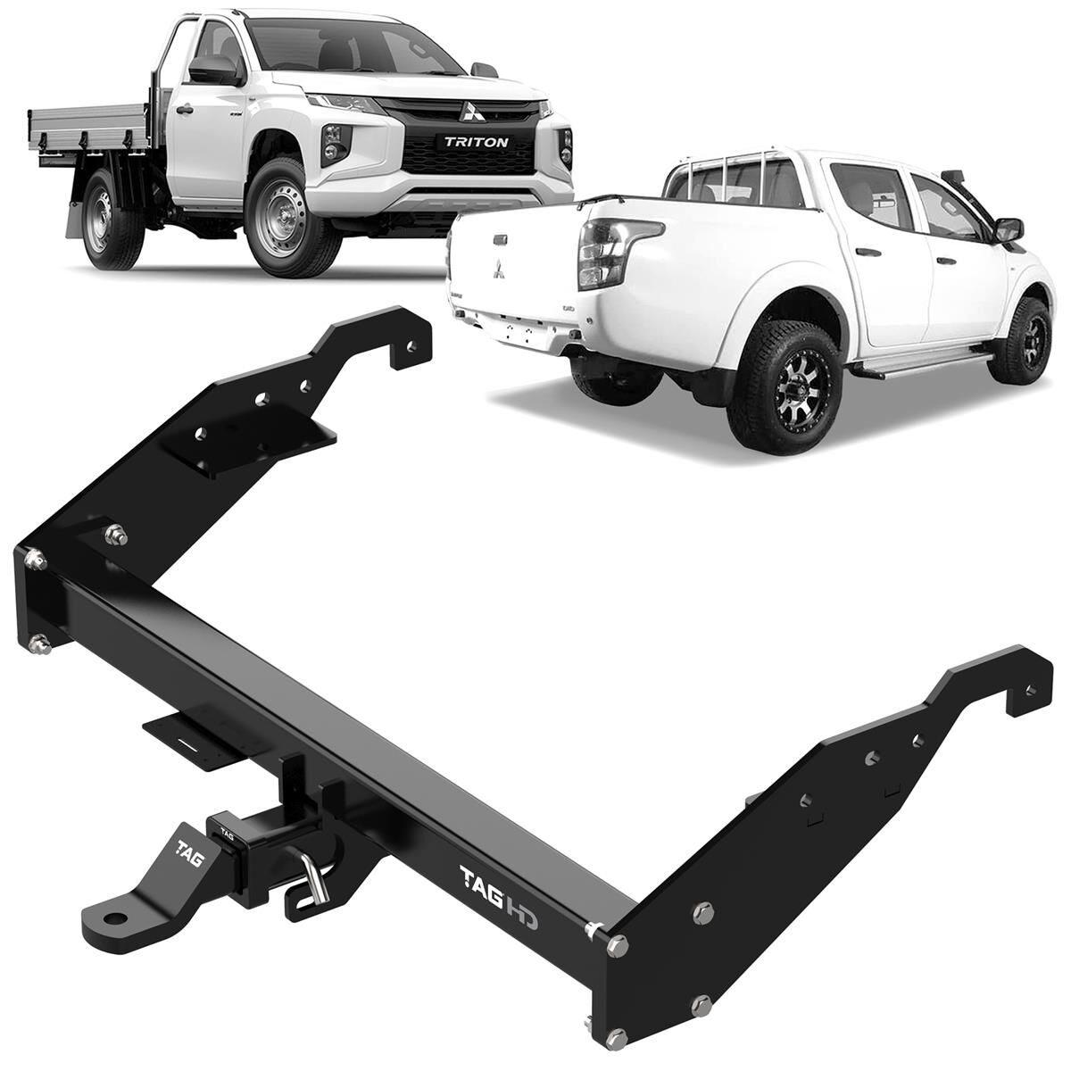 MITSUBISHI TRITON NO BUMPER/STEP 02/15-ON, , scaau_hi-res
