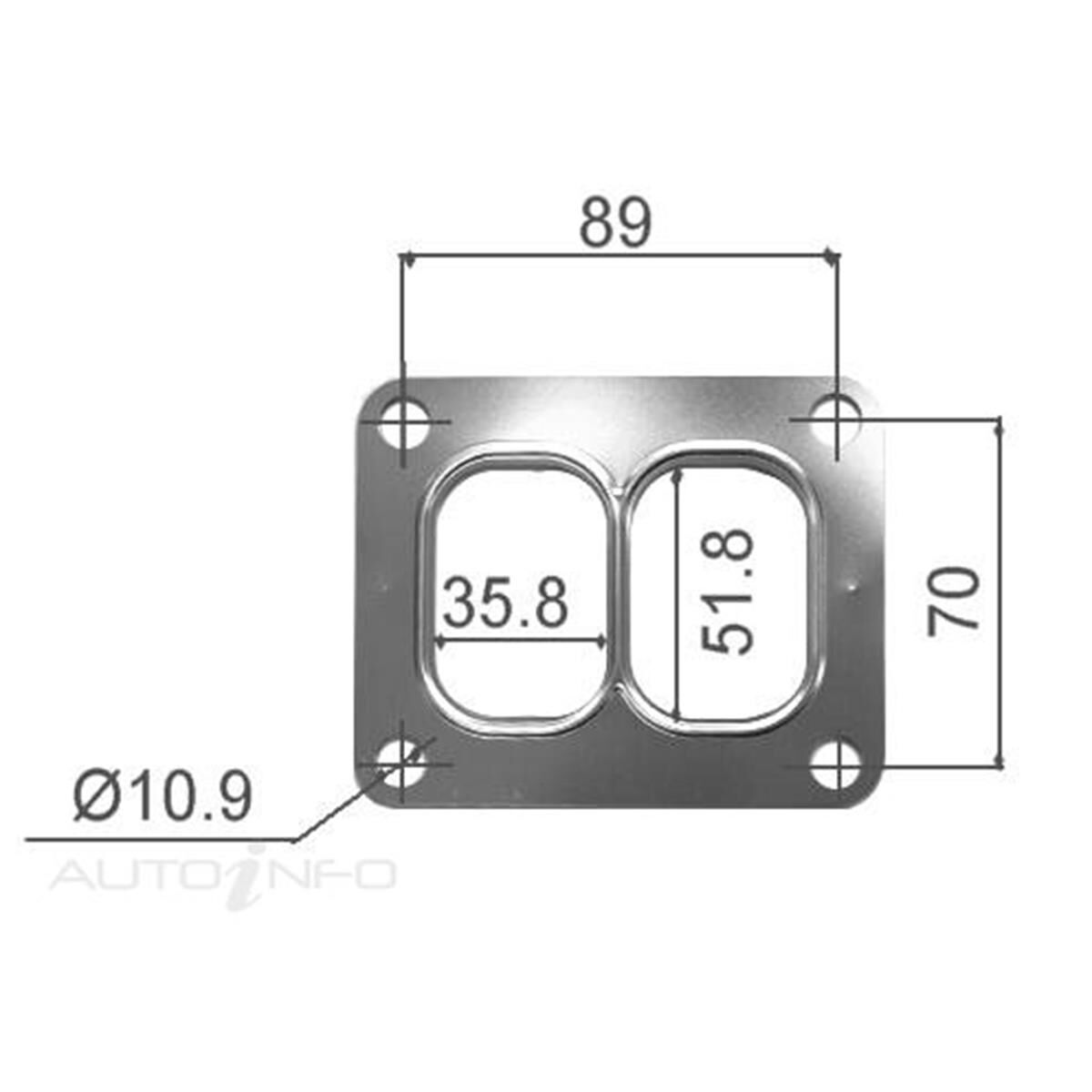 TURBO FLANGE TA GT42 GT51, , scaau_hi-res
