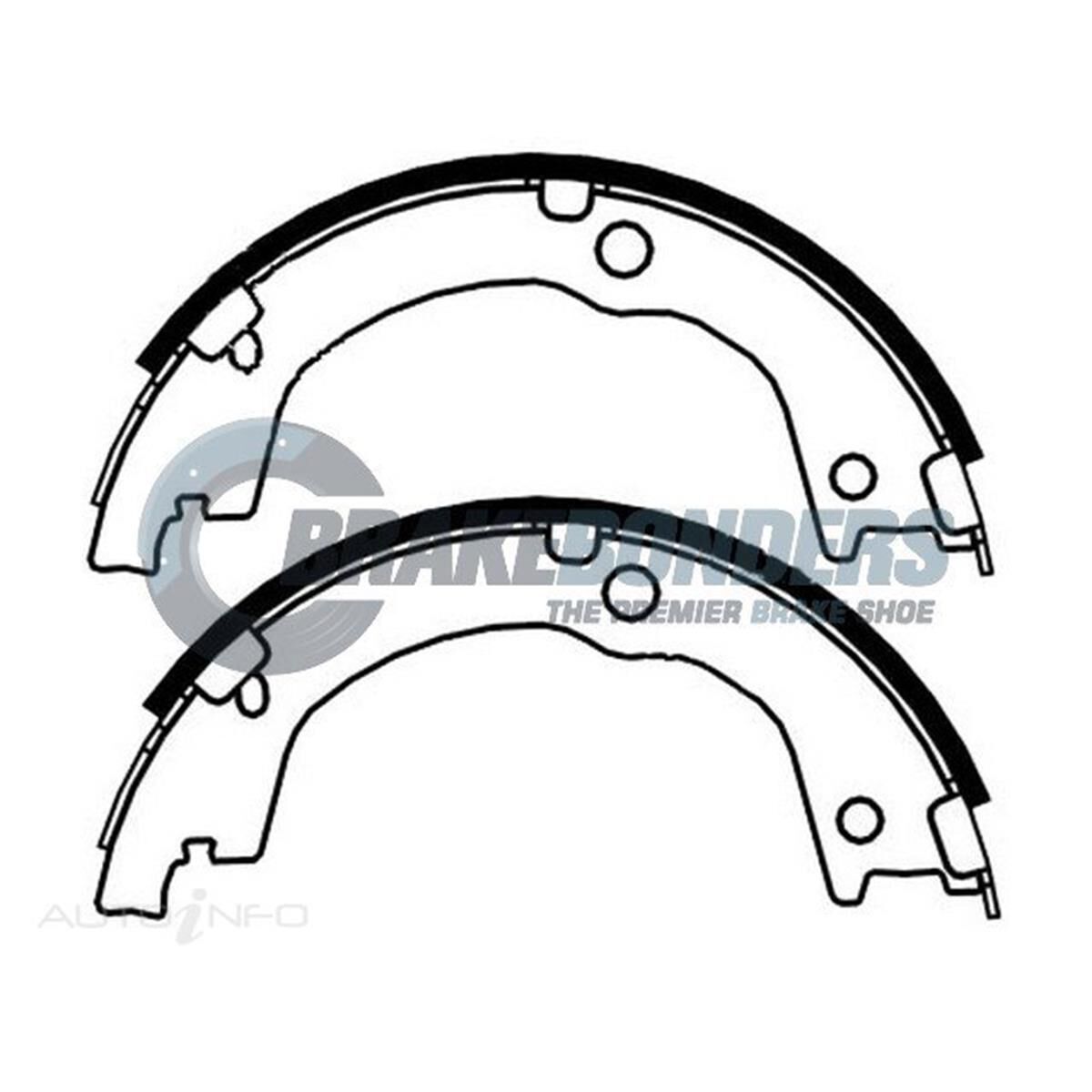 Brake Shoes - Hyundai / Kia Parking Brake 190mm, , scaau_hi-res