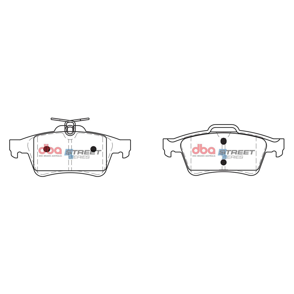 DBA SS STREET SERIES BRAKE PADS [ Citroen/ Ford/ Holden/Mazda/SAAB & Volvo 2004-14 R ], , scaau_hi-res