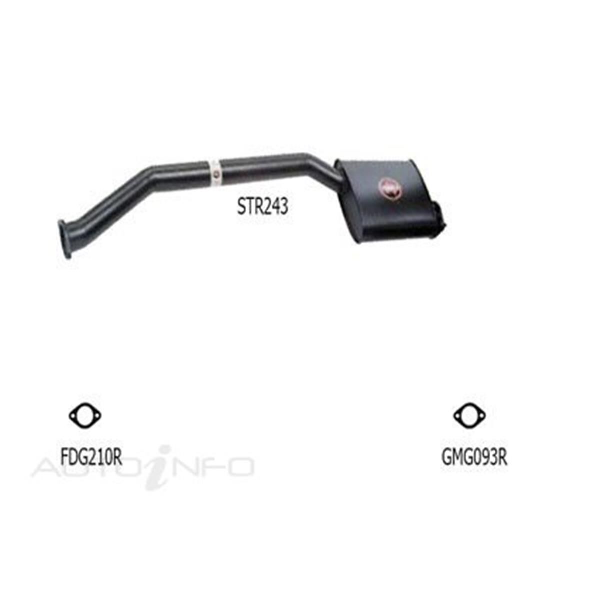 FORD AU 6CYL UTE SPORTS CENTRE MUFFLER, , scaau_hi-res