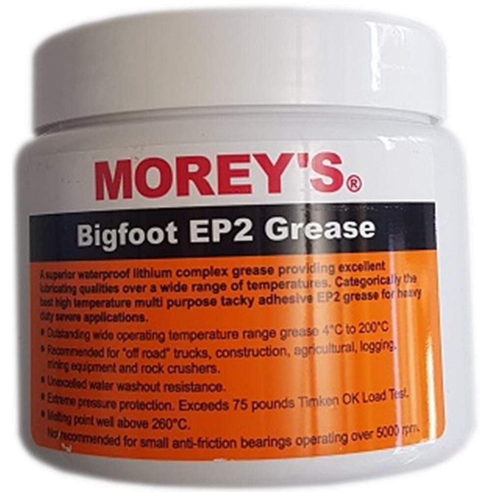 Morey Oil Bigfoot Orange Epmp2 Grease Pot 500g Bf Supercheap Auto