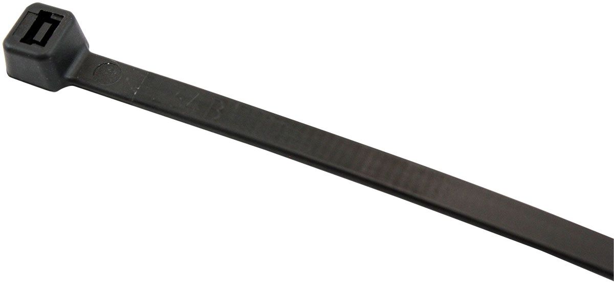 CABLE TIES 4.6MM X 120MM 25 PACK BLACK ZIP TIE PA66, , scaau_hi-res