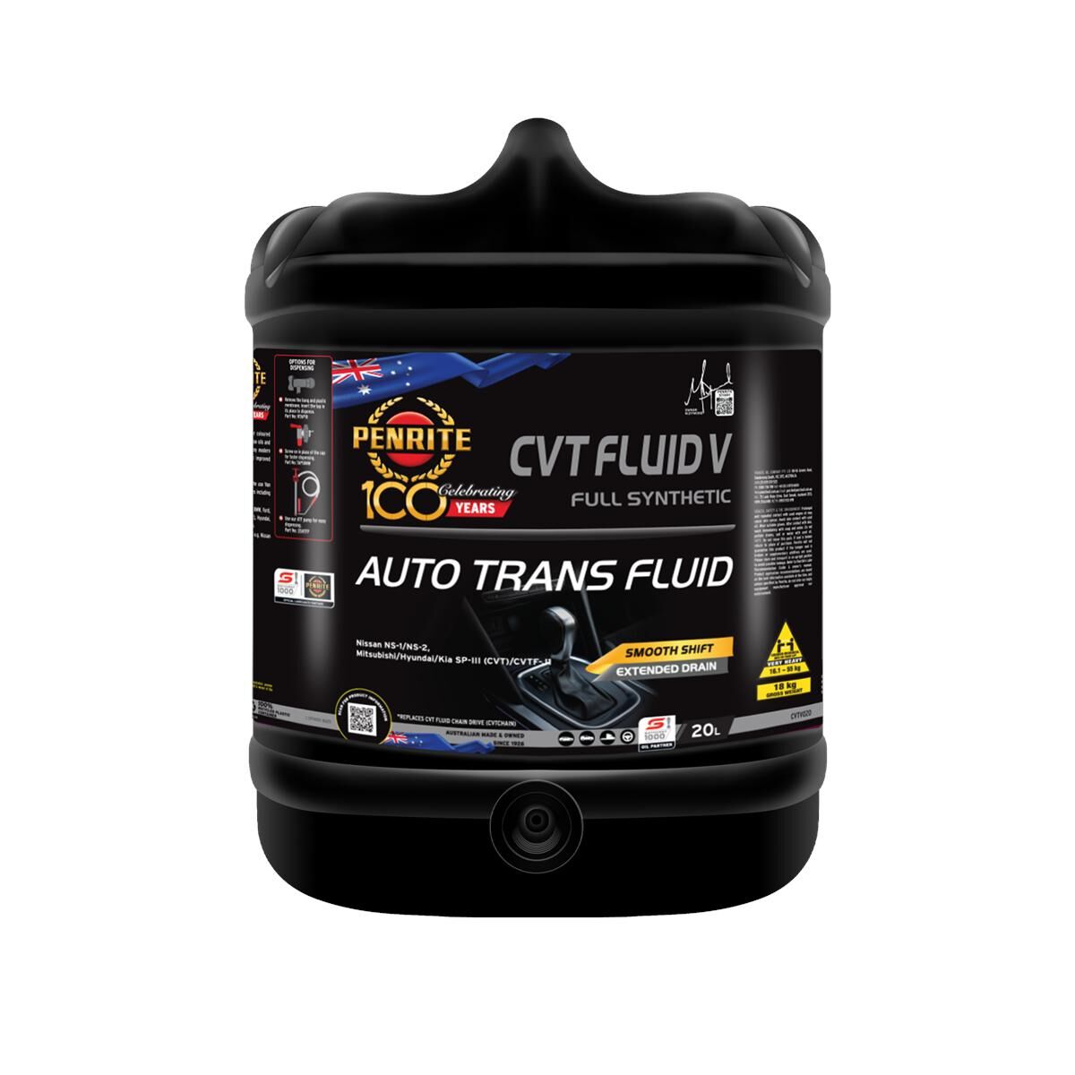 1 X CVT FLUID V 20L, , scaau_hi-res