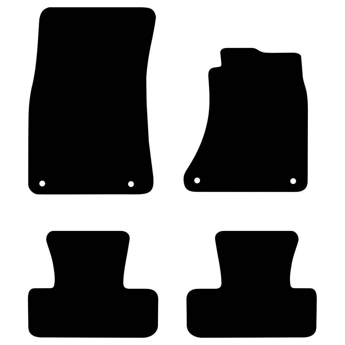 LUXURY CARPET CAR MATS FOR AUDI Q5 (1ST GEN) 2008-2017, , scaau_hi-res