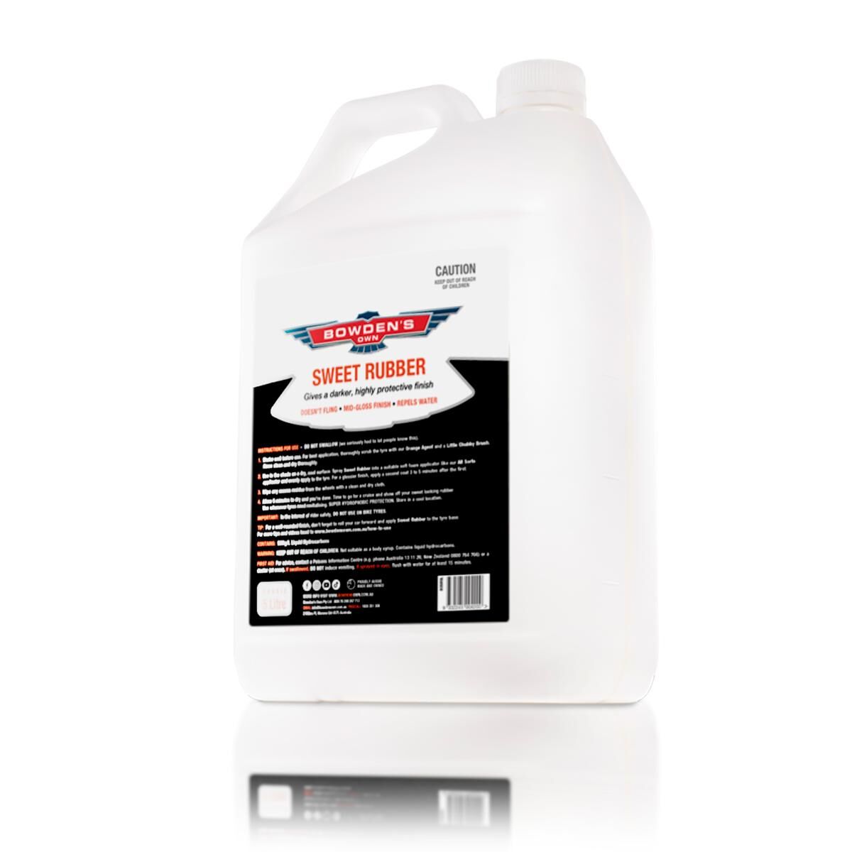 SWEET RUBBER TYRE DRESSING 5L, , scaau_hi-res