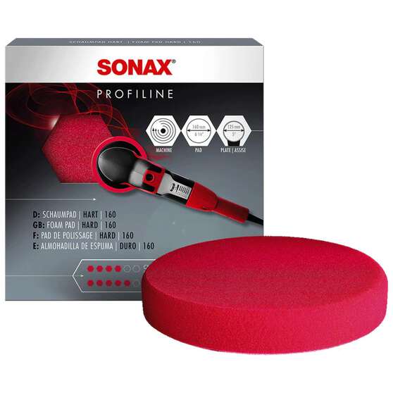FOAM PAD HARD 160 MM (RED) 160 MM ( ~ 6 INCH), , scaau_hi-res