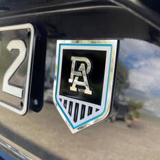 AFL PORT ADELAIDE 3D CHROME CAR EMBLEM, , scaau_hi-res
