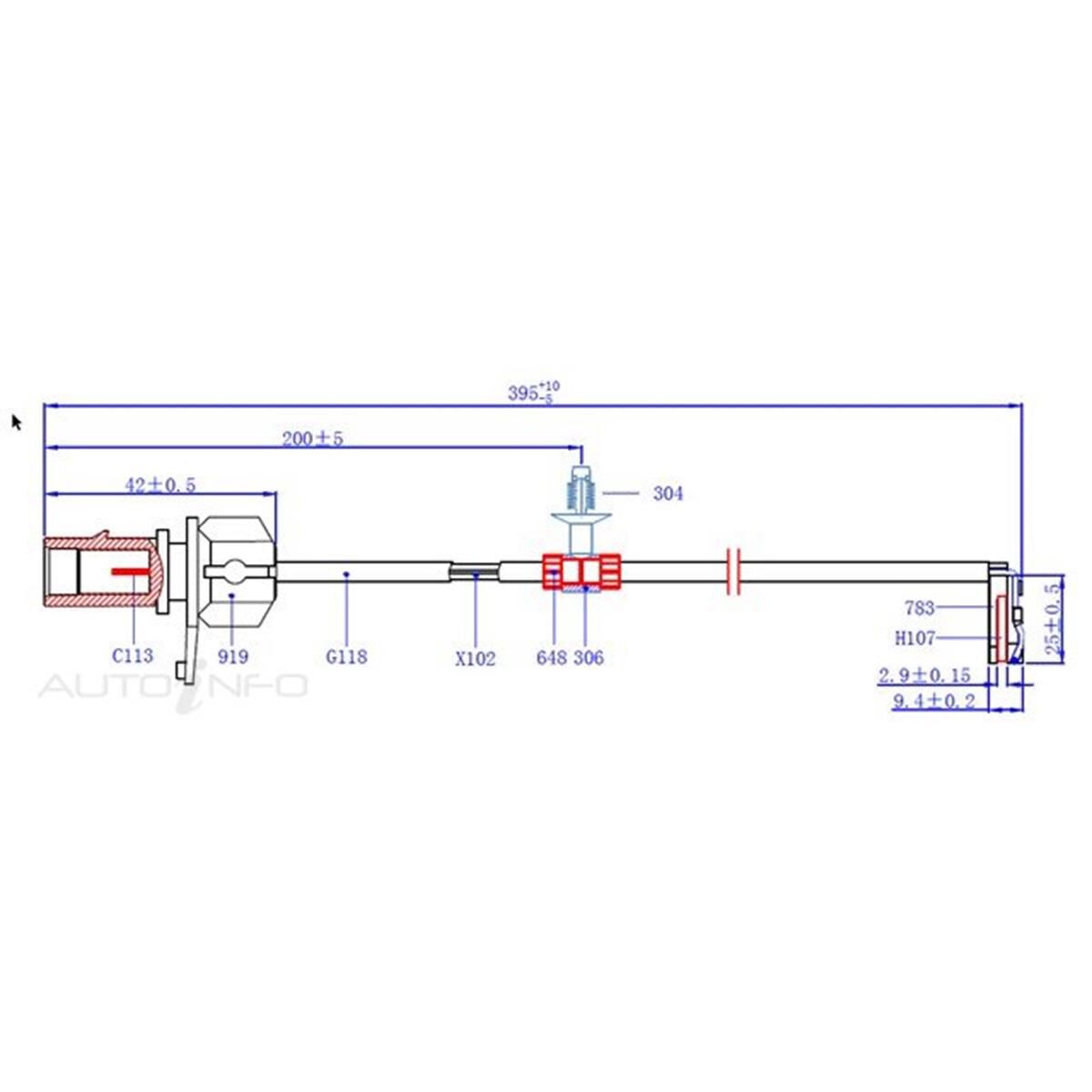 EUROLINE BRAKE WEAR SENSOR, , scaau_hi-res