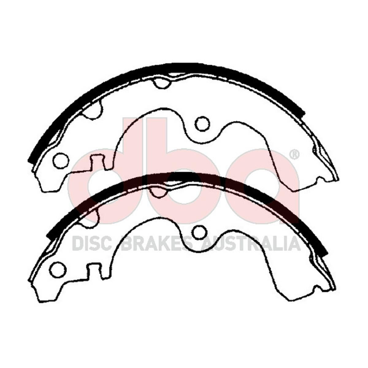 Street Series Brake Shoes [Toyota  Starlet/ Paseo 180mm], , scaau_hi-res