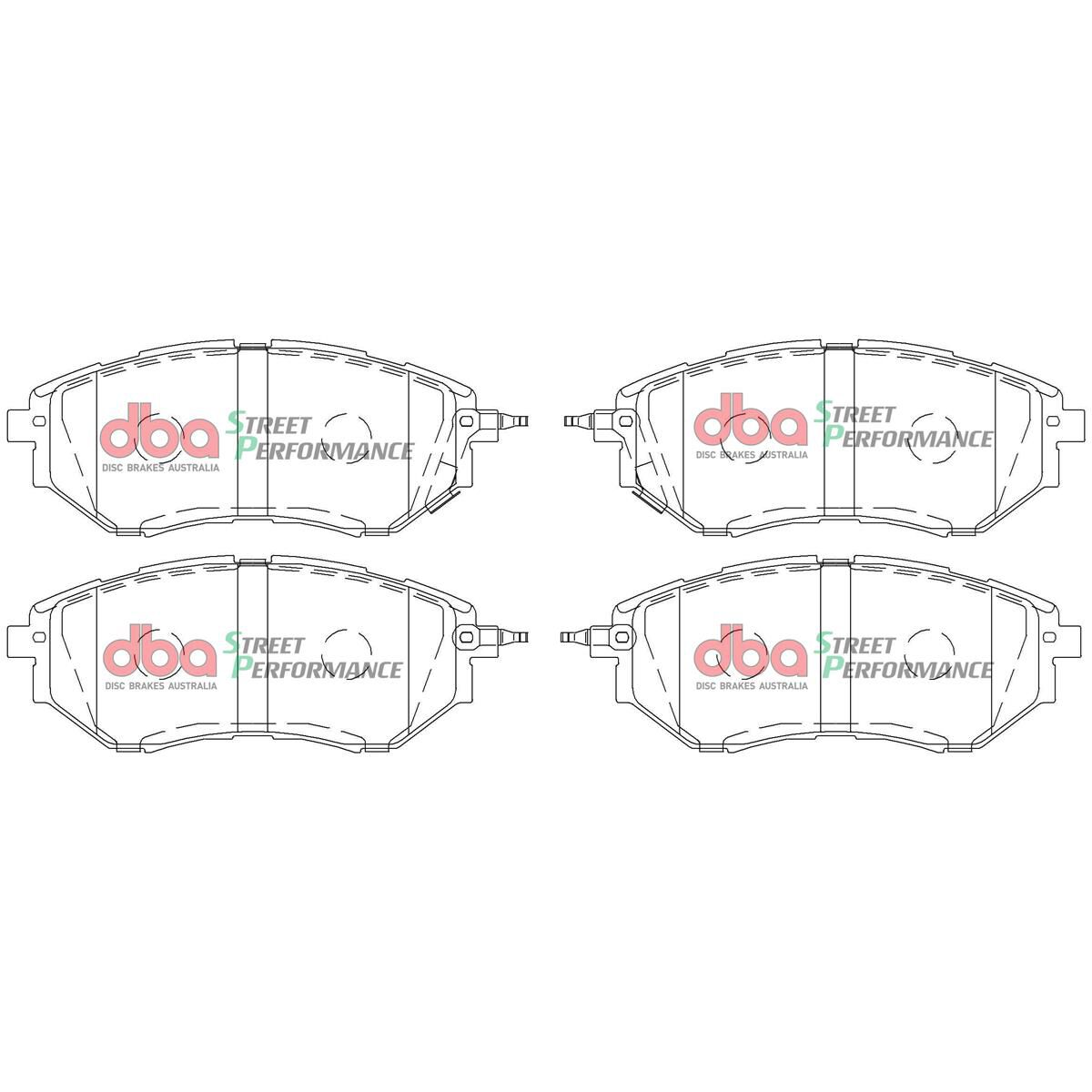 DBA SP PERFORMANCE BRAKE PADS  Subaru Liberty/Outback/Tribecca 2007-on F, , scaau_hi-res