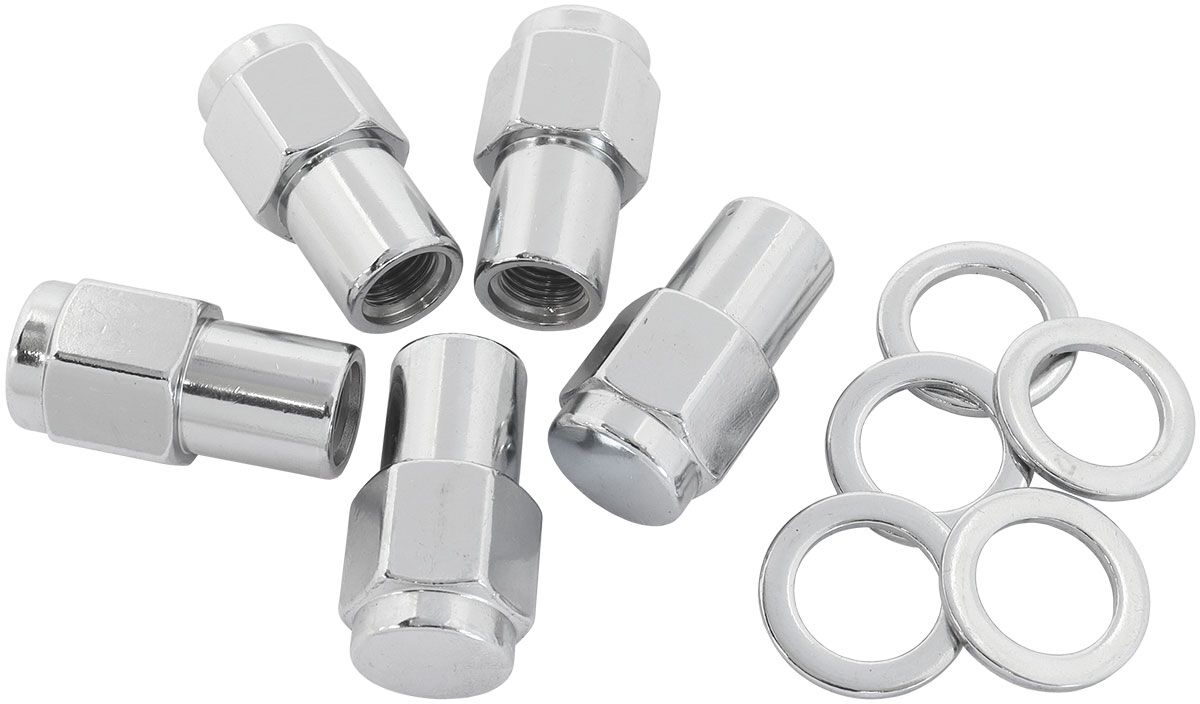 Aeroflow 0.750 Shank Closed Nuts 7/16 Chrome 7/16-20