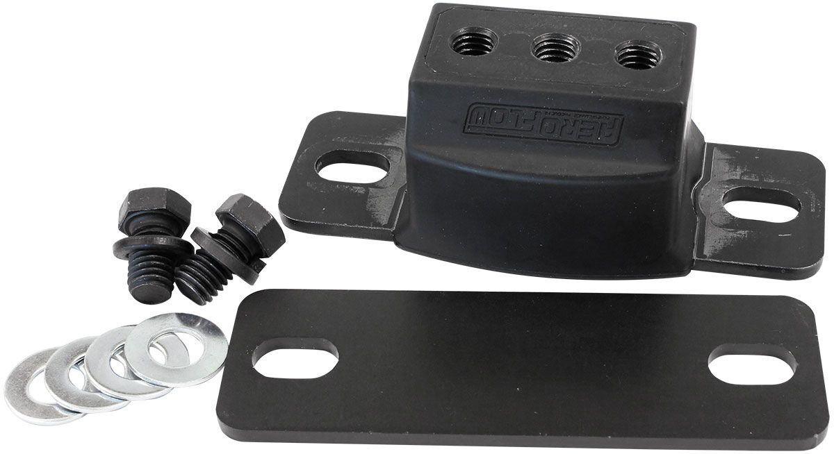 GM LOCKING TRANSMISSION MOUNT TH400 TH350 POWERGLIDE BLACK GEARBOX AEROFLOW- AF 1210-1000, , scaau_hi-res
