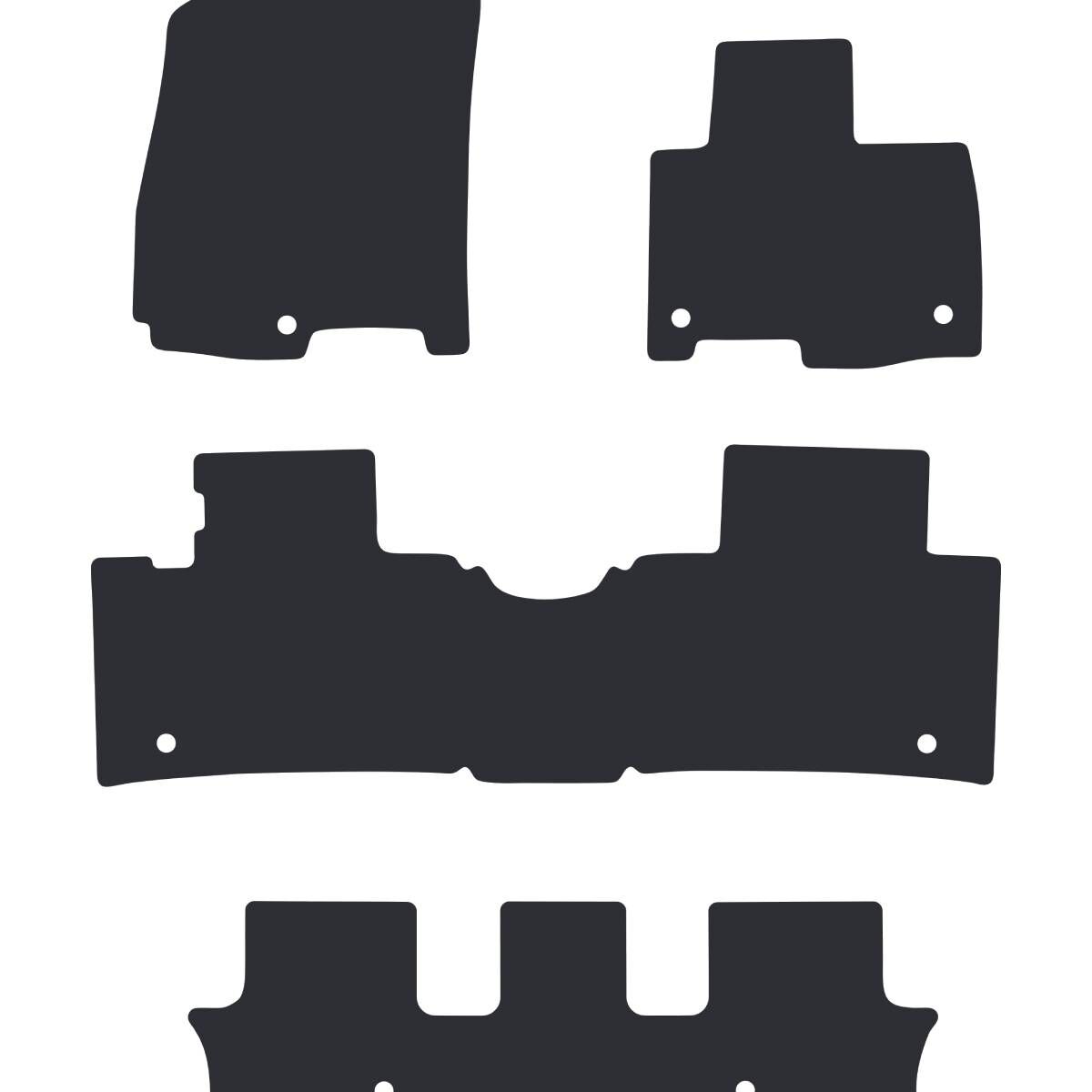 HEAVY DUTY CAR MATS FOR HYUNDAI PALISADE (2ND GEN 7 SEATS HYBRID/HEV) 2025+, , scaau_hi-res
