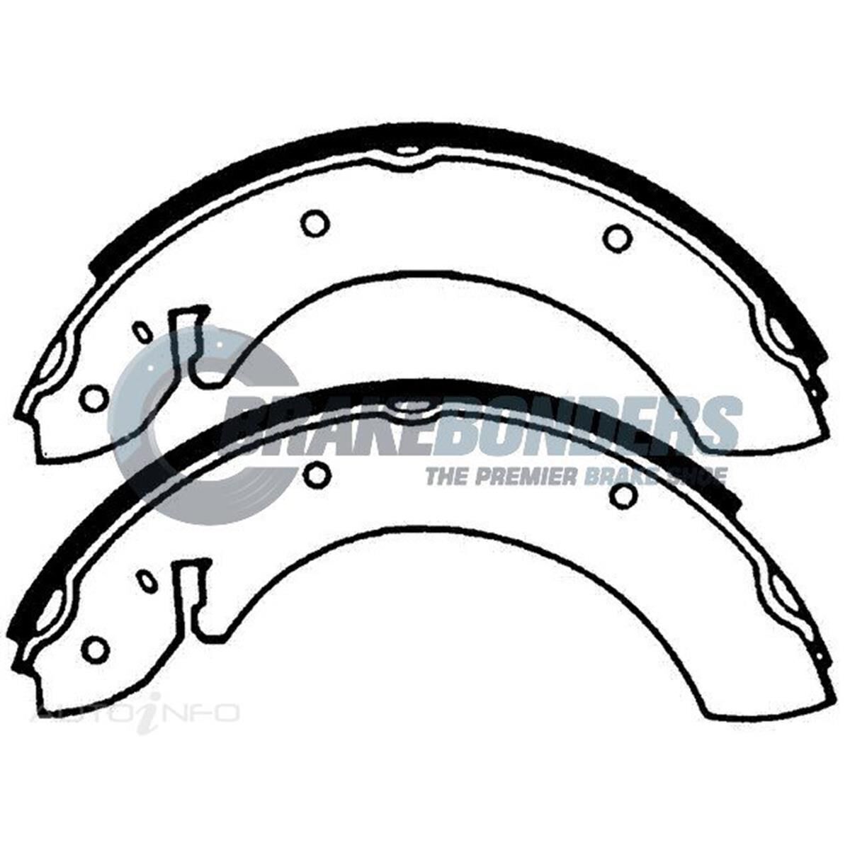 Brake Shoes - Ford 228.6mm, , scaau_hi-res