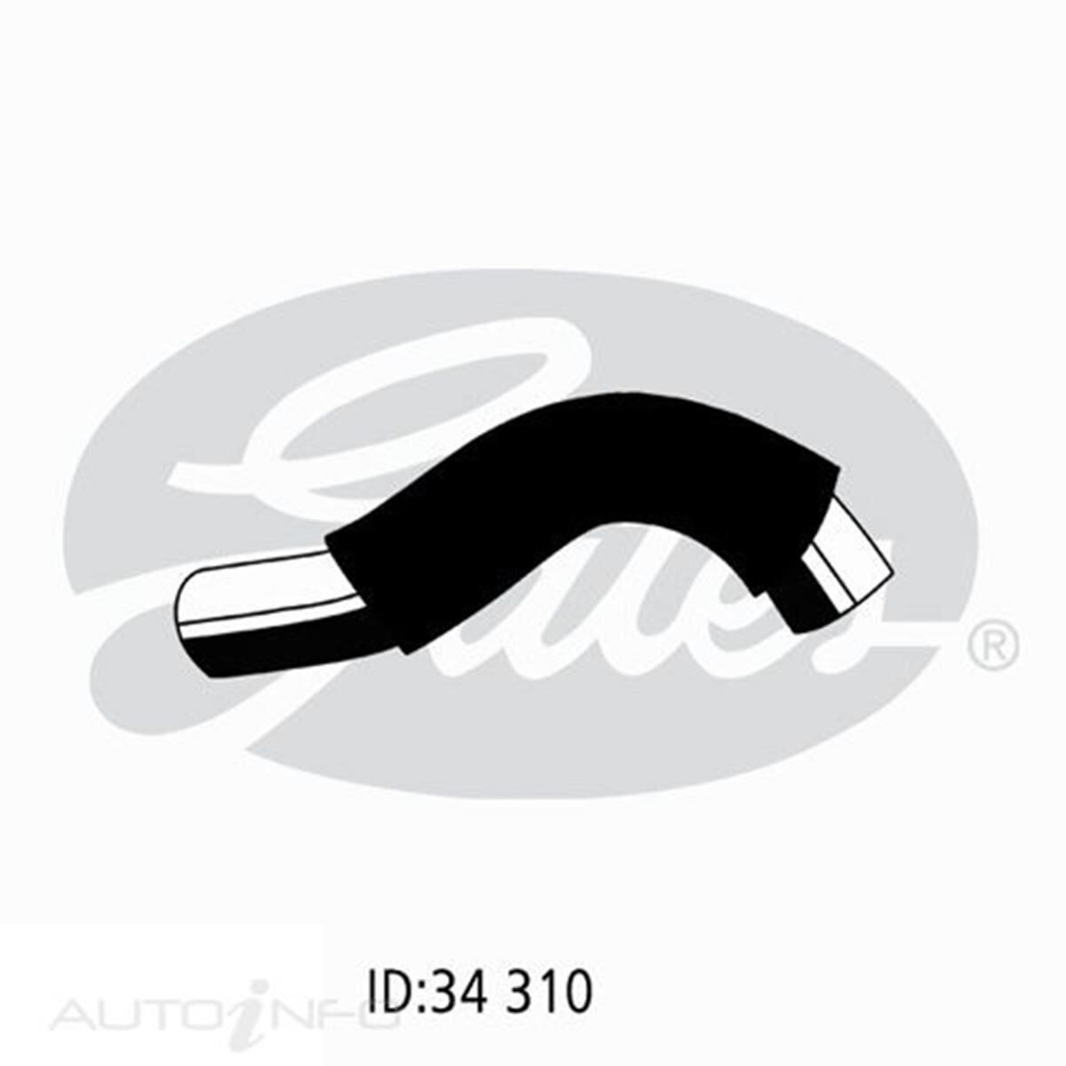 05-2058 GATES RADIATOR HOSE, , scaau_hi-res