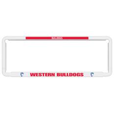 AFL NUMBER PLATE FRAME BULLDOGS, , scaau_hi-res