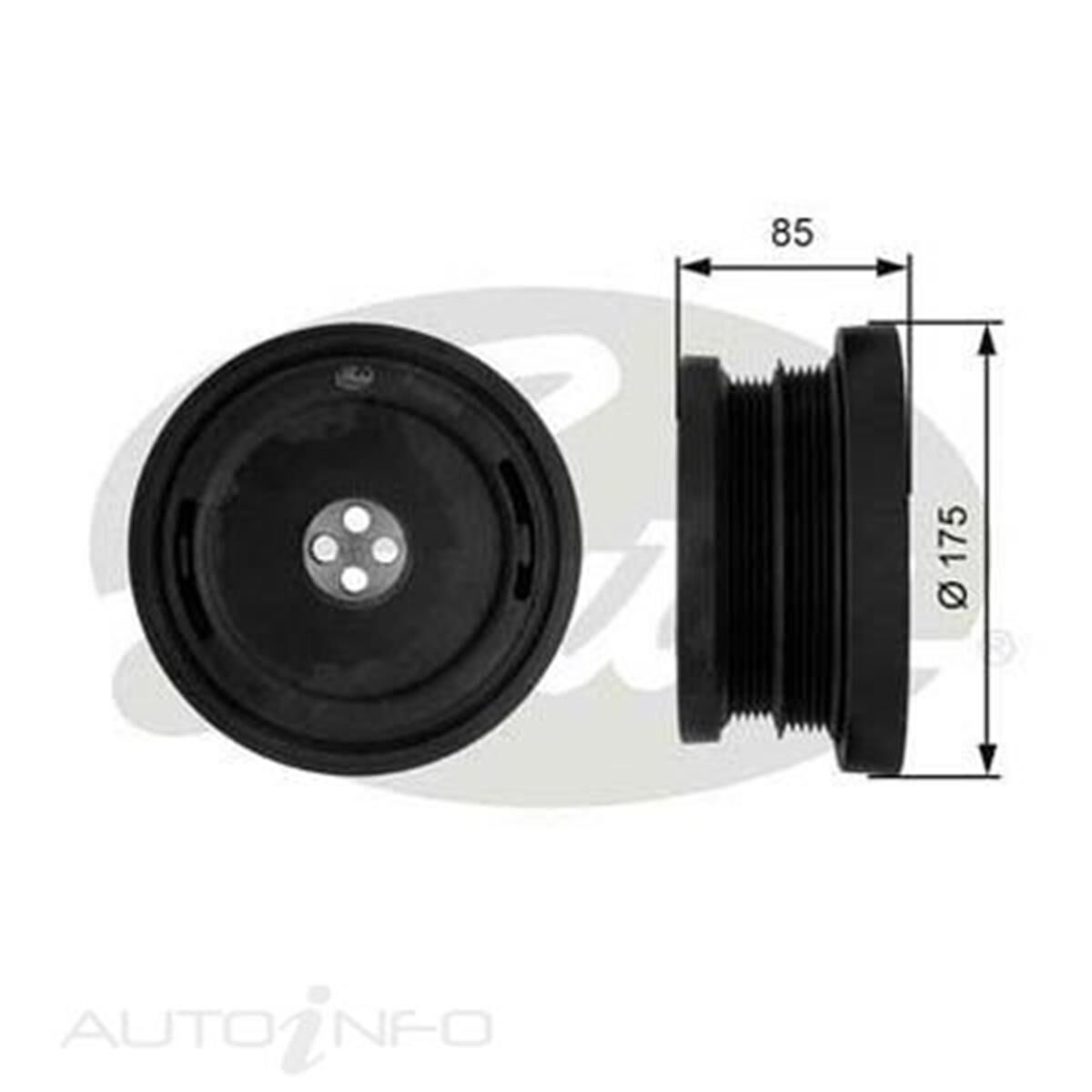 TVD1038 TORSIONAL VIB DAMPER, , scaau_hi-res