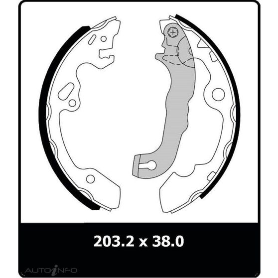 Protex Brake Shoes N3204 Supercheap Auto