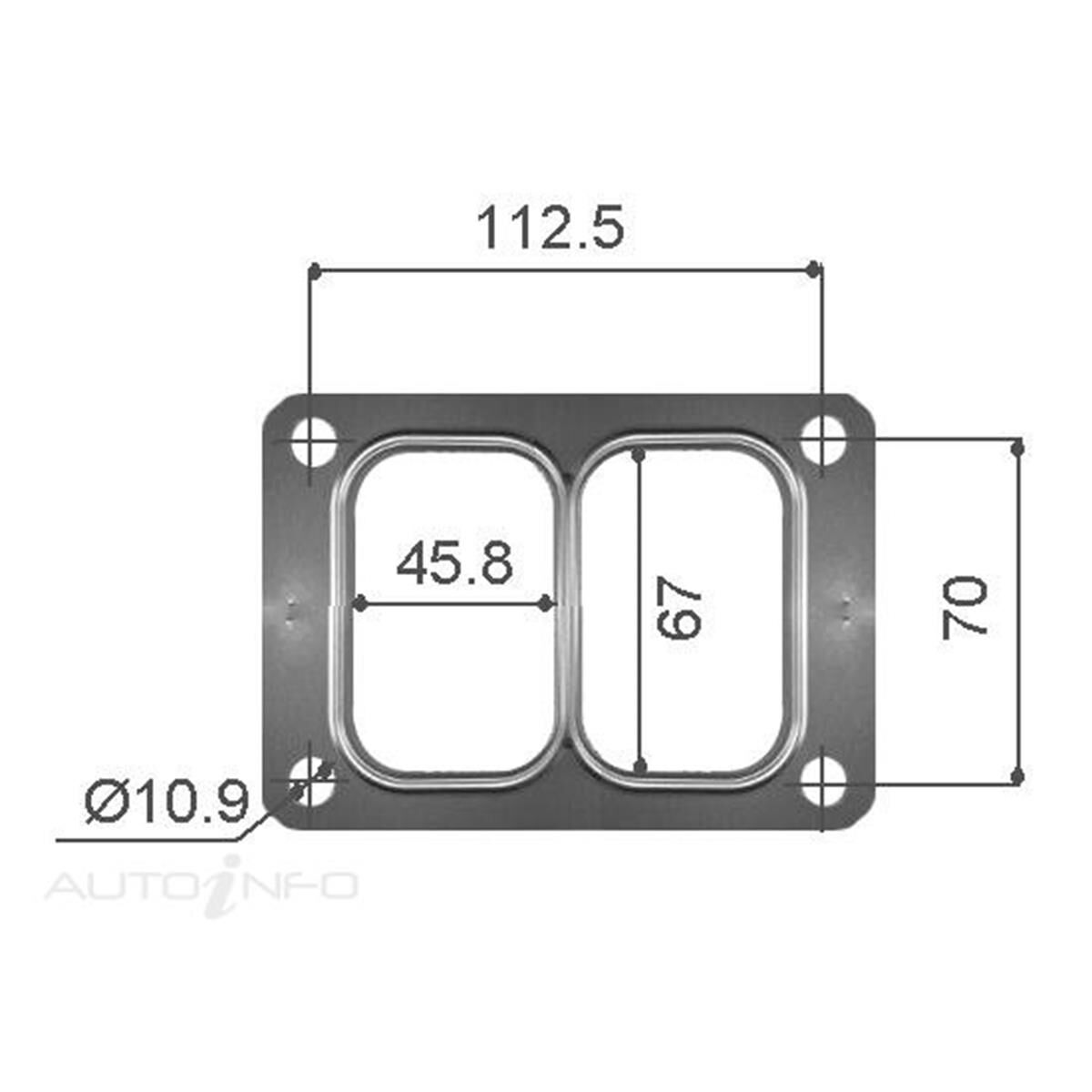 TURBO FLANGE TV GT42 GT51, , scaau_hi-res