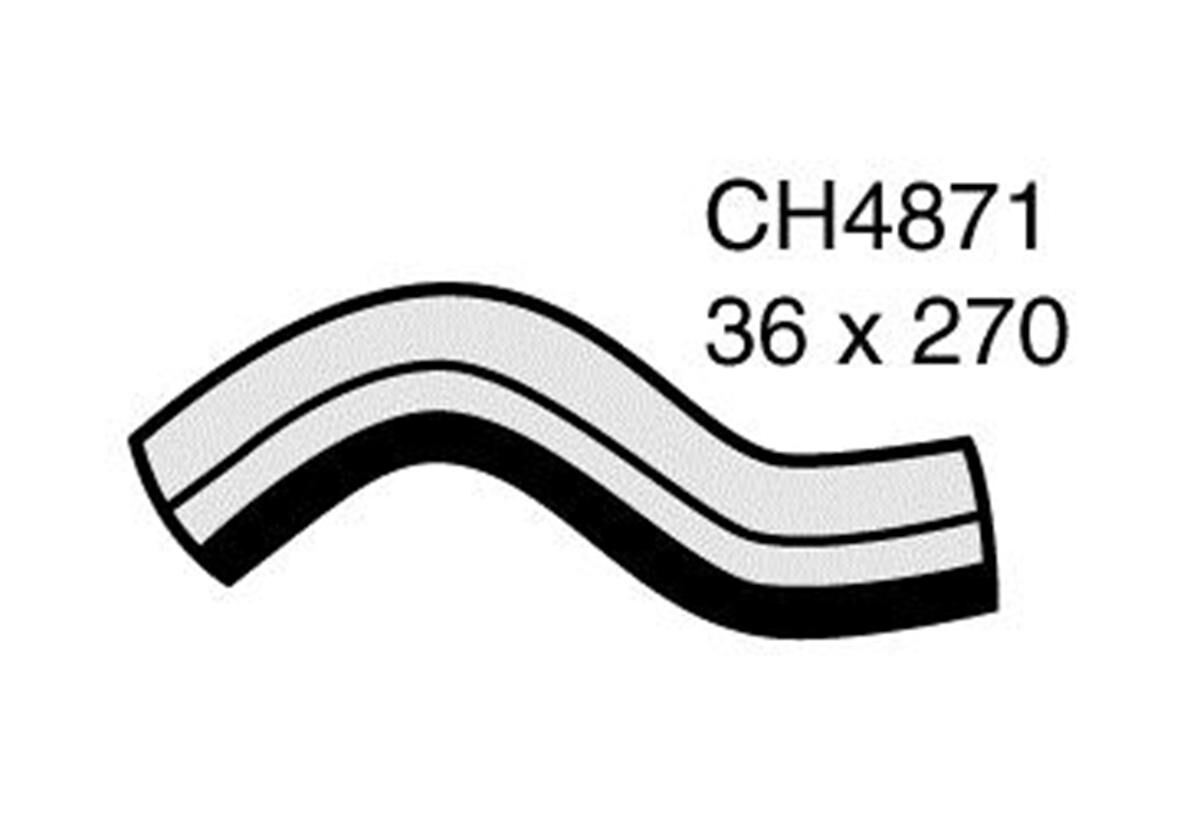 Radiator Upper Hose  - SUBARU IMPREZA GC - 2.0L F4  PETROL - Manual & Auto, , scaau_hi-res