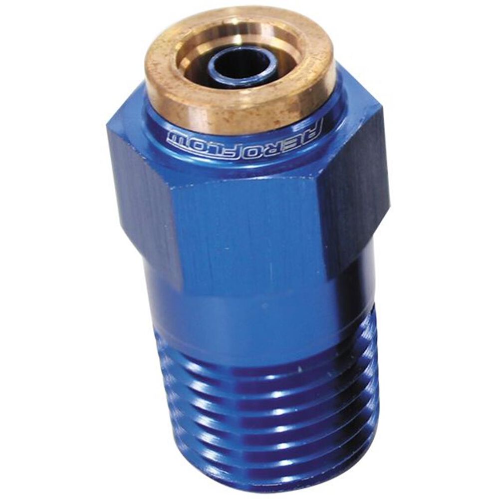 Aeroflow Straight 1/4" NPT to 1/4" Nylon Quick Release Fitting, AF121