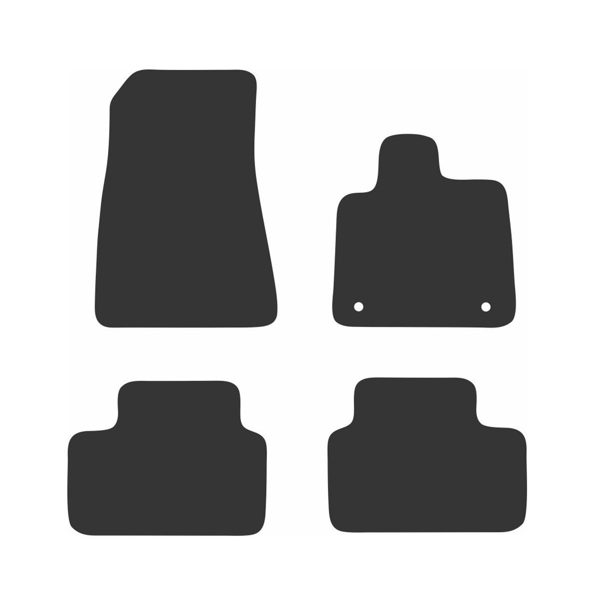 EXECUTIVE RUBBER CAR MATS FOR VOLVO C40 RECHARGE 2022 ONWARDS, , scaau_hi-res