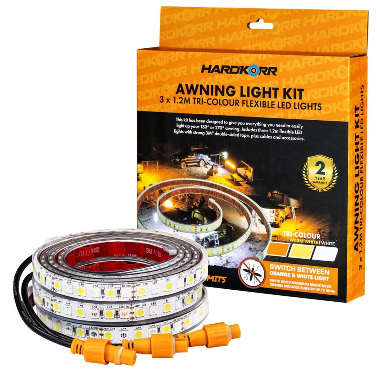 3 STRIP TRI-COLOUR LED AWNING LIGHT KIT, , scaau_hi-res