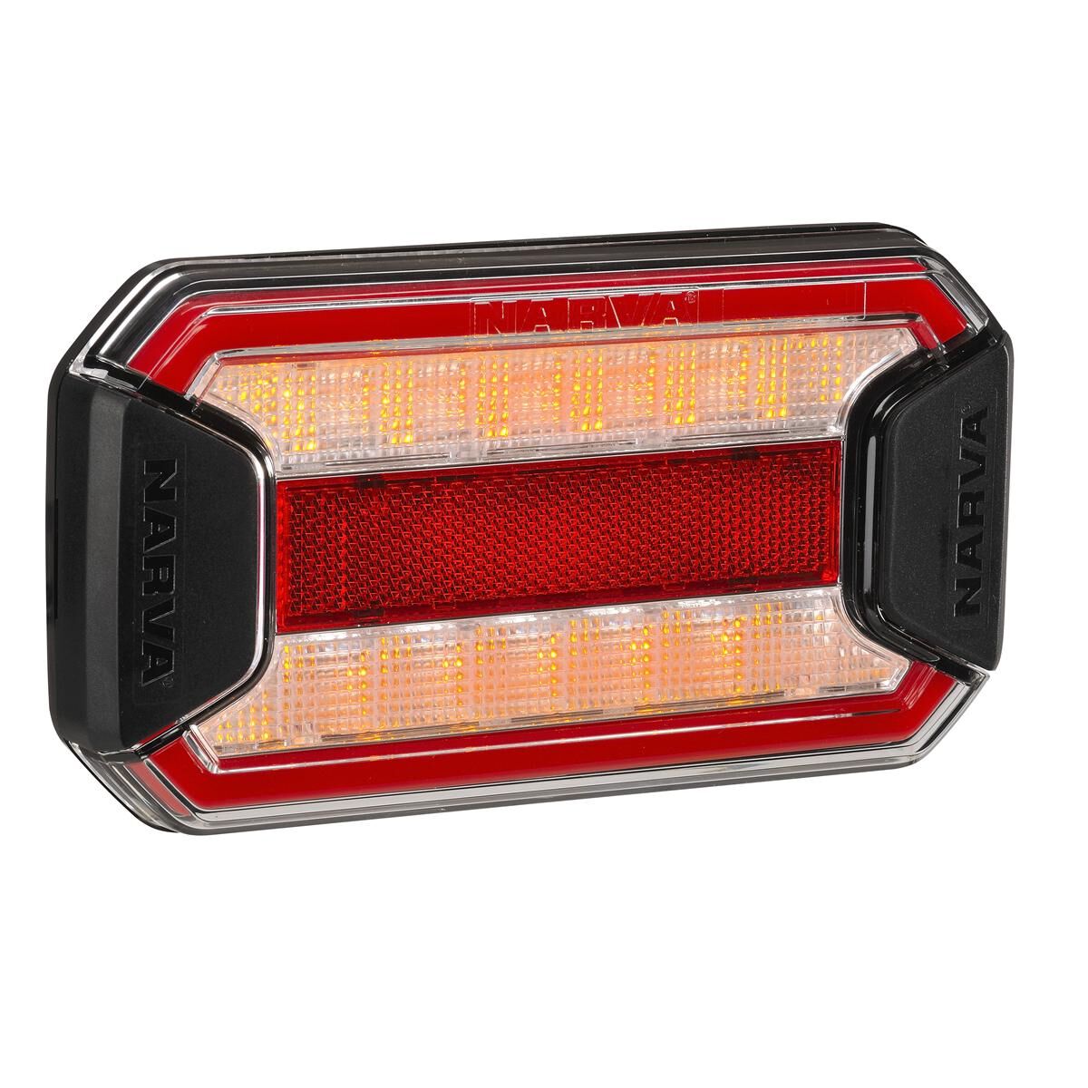 Narva 9-33 Volt LED Tail and Indicator Lamp with In-Built Reflector, Clear Lens and 0.5m of Hard-Wired Cable, , scaau_hi-res