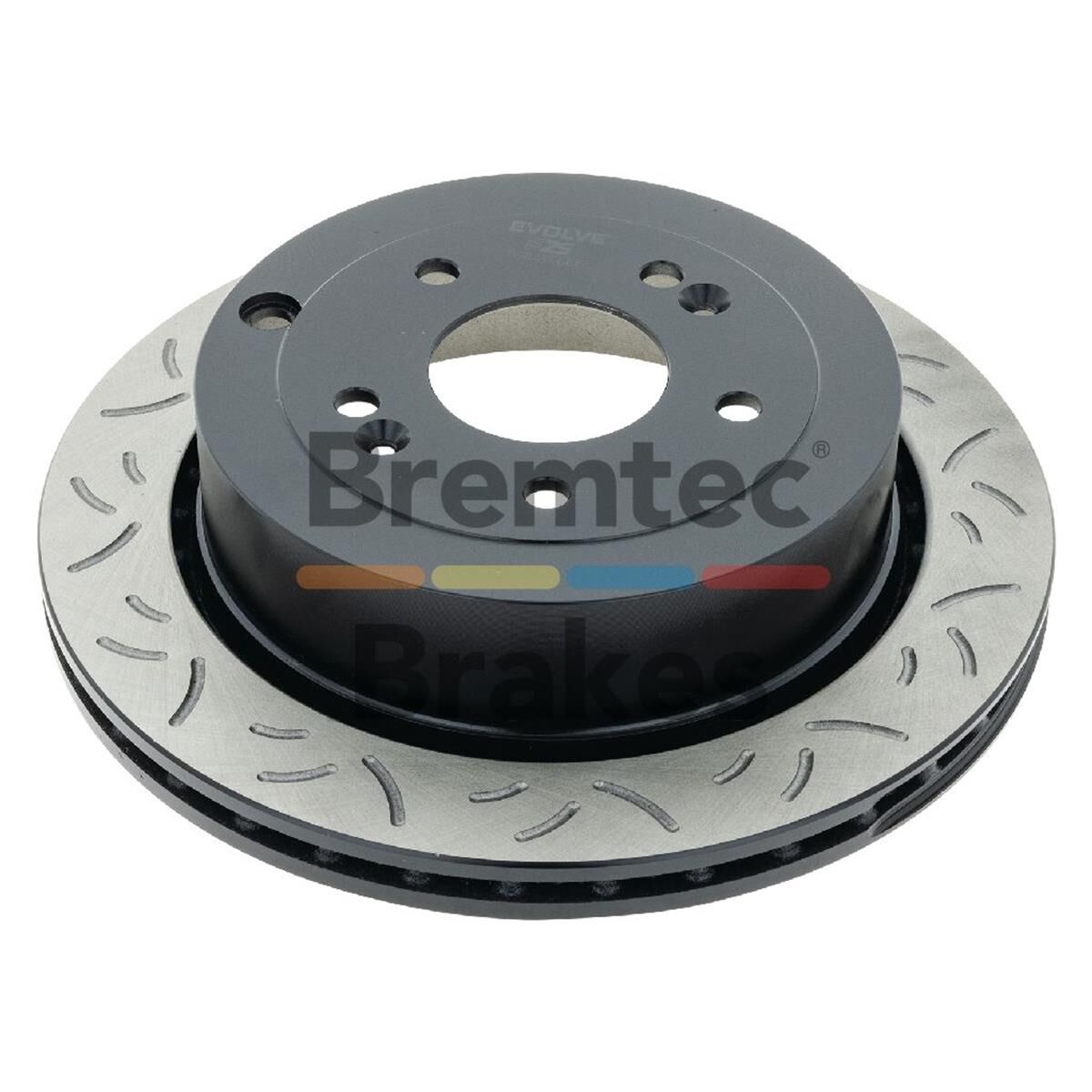Bremtec EVOLVE FS2 Performance+ Brake Rotor - Single Rear, BDR2476EV ...