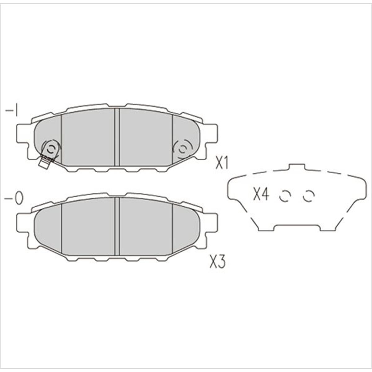 Subaru Liberty, Outback (03-on), Impreza, Forester (07-on) Rear, , scaau_hi-res