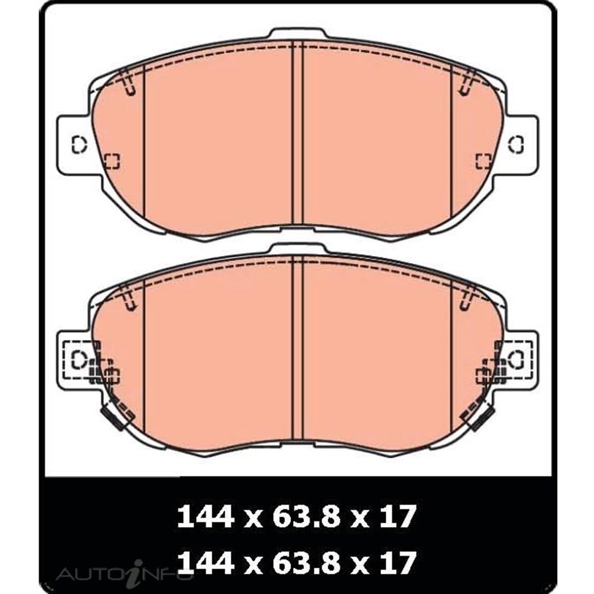 DB1395R LEXUS GS300 93 98-00 FRONT, , scaau_hi-res