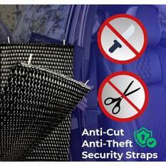 WHITE DENT GUARD WITH SAFE MAGNET ATTACHMENT ANTI-CUT SECURITY STRAP, , scaau_hi-res
