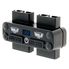 4 WAY 12/24V DC POWER ADAPTOR 4x 50A PLUGS USB'S & VOLTMETER TOUCH SWITCH, , scaau_hi-res