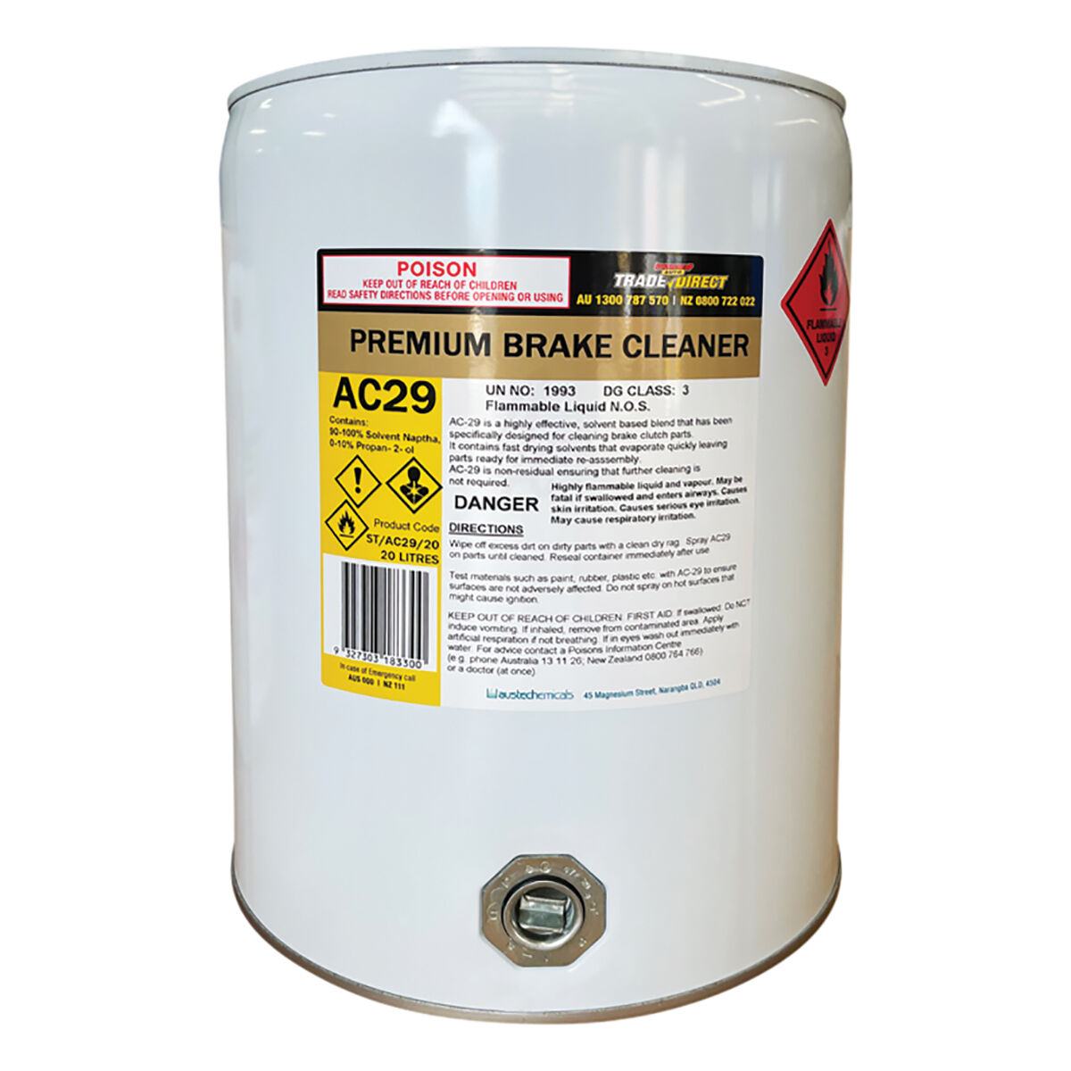 SUPERCHEAP AUTO TRADE PREMIUM BRAKE CLEANER 20L, , scaau_hi-res