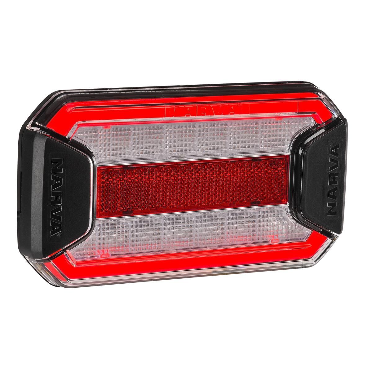 Narva 9-33 Volt LED Tail and Indicator Lamp with In-Built Reflector, Clear Lens and 0.5m of Hard-Wired Cable, , scaau_hi-res