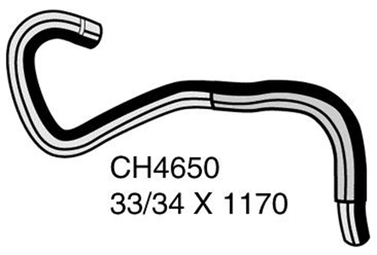 Radiator Lower Hose  - MITSUBISHI LANCER CJ - 2.0L I4  PETROL - Manual & Auto, , scaau_hi-res