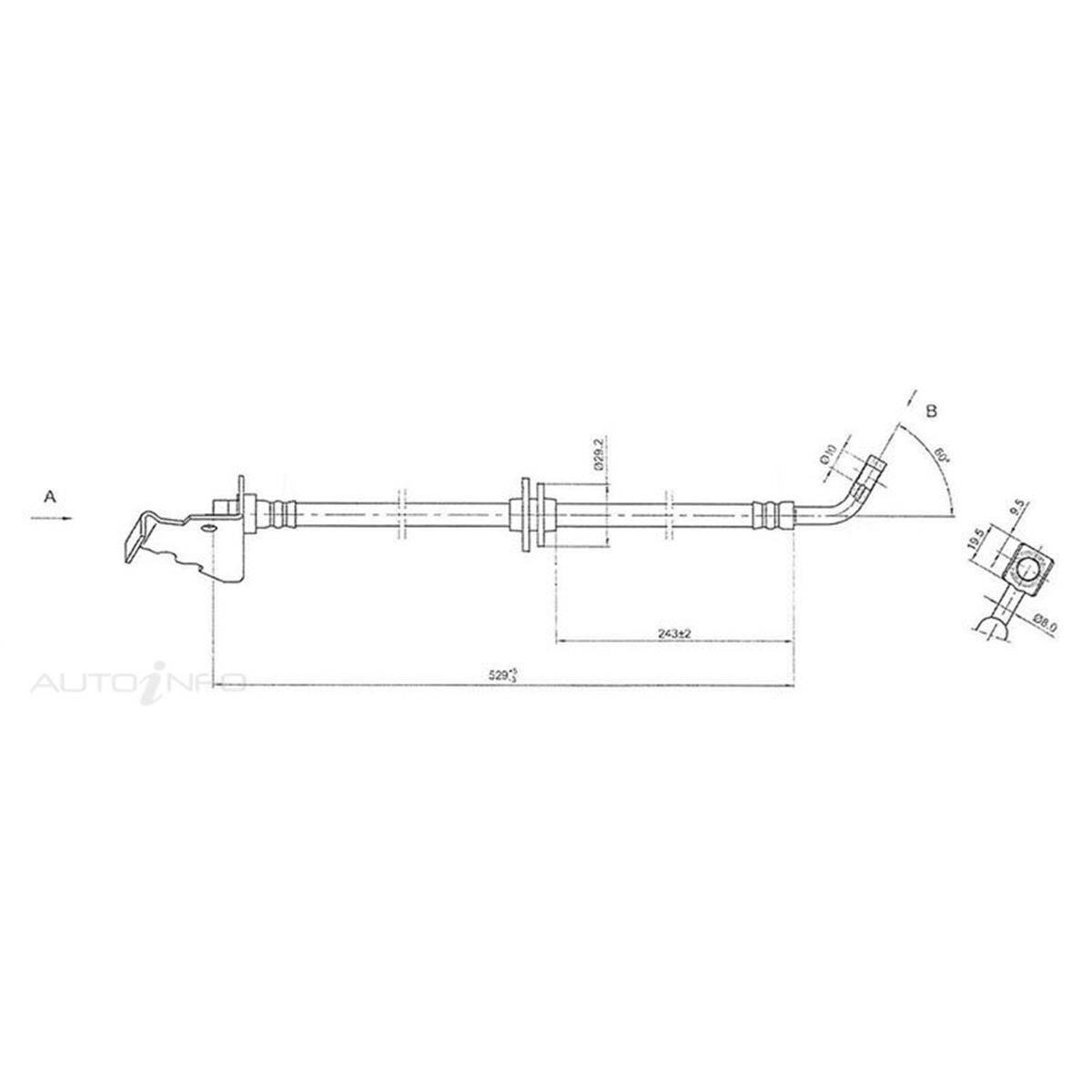 PTX HOSE FRH HOLDEN COMMODORE VE, , scaau_hi-res