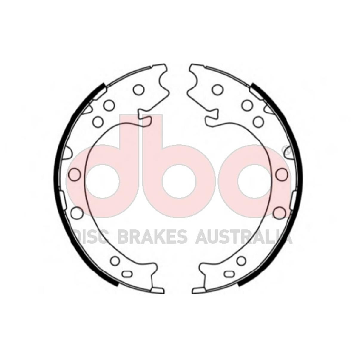STREET SERIES BRAKE SHOES [HONDA PARKING BRAKE 198MM], , scaau_hi-res