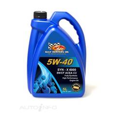 5L SYN-X 6000 FULL SYN 5W-40 SN/CF DEX 2 5L, , scaau_hi-res