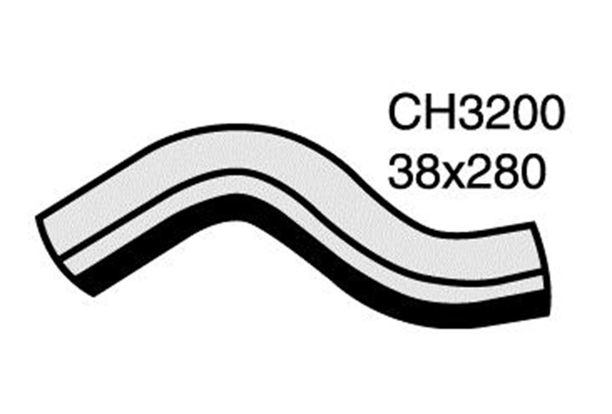 RADIATOR UPPER HOSE  - SUBARU IMPREZA GF - 2.0L F4  PETROL - MANUAL & AUTO, , scaau_hi-res