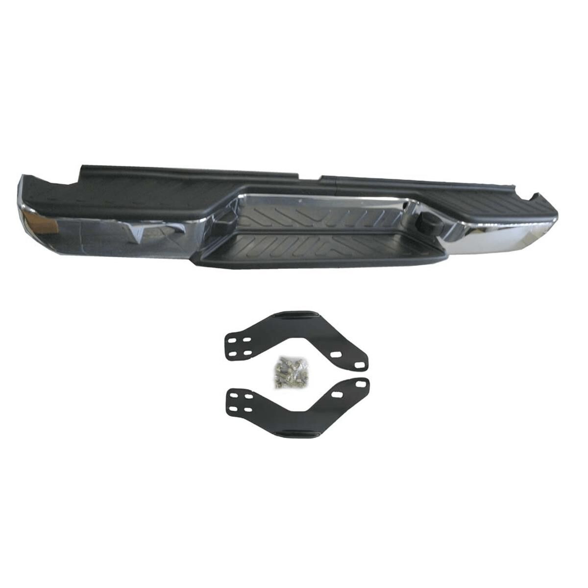 NISSAN NAVARA  D40  12/2005 ~ 2015  REAR CHROME STEP BAR  THAI BUILTCOMES WITH THEBRACKETS., , scaau_hi-res